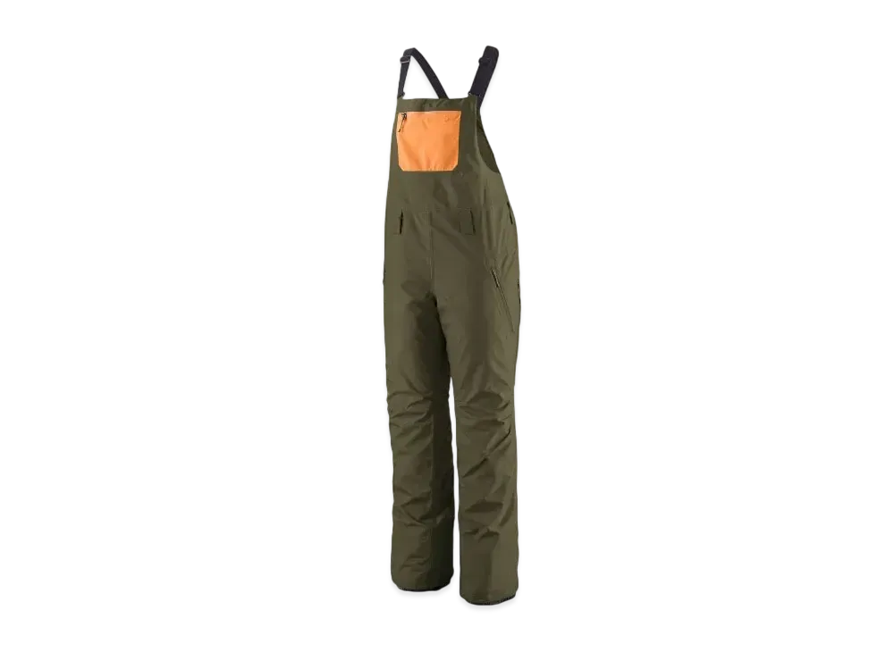 Patagonia Women's Powder Town Bibs "Needle Green"