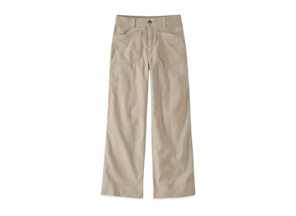 Patagonia Women's Wide Leg Cord Pants "Pumice"