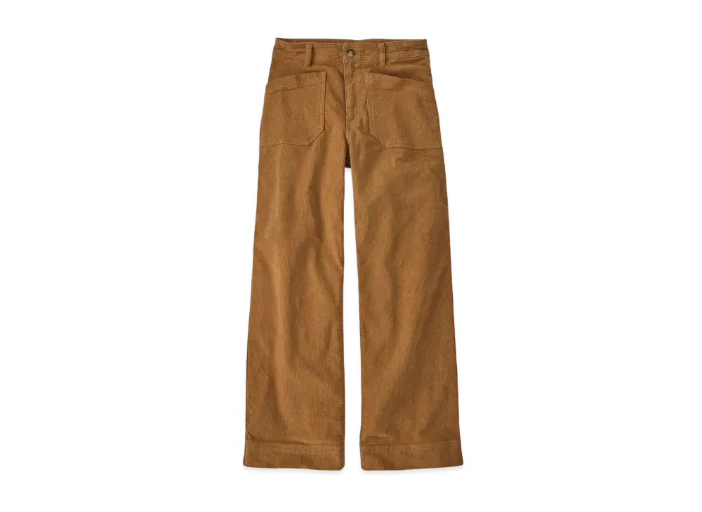 Patagonia Women's Wide Leg Cord Pants "Brown"