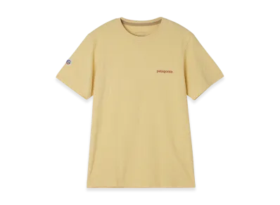 Patagonia Fitz Roy Icon Responsibili Tee "Milled Yellow"