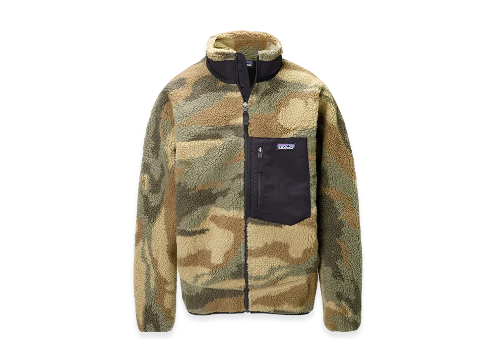 Patagonia Men's Classic Retro X Fleece Jacket "Kansas Sky/Classic Tan"