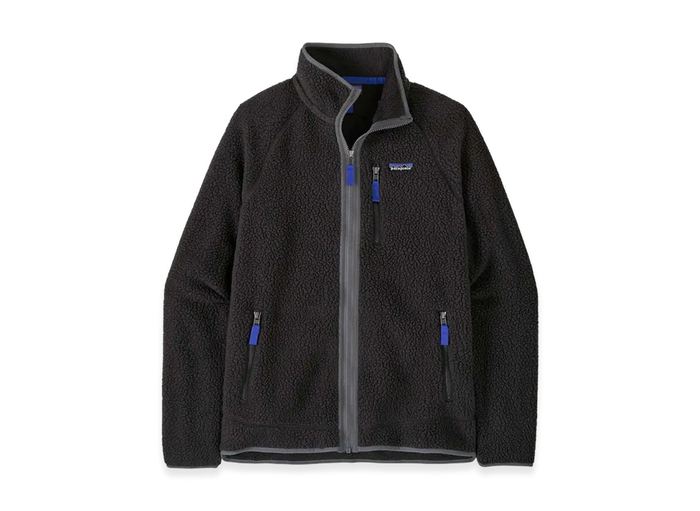 Patagonia Retro Pile Fleece Jacket "Black/Forge Grey"