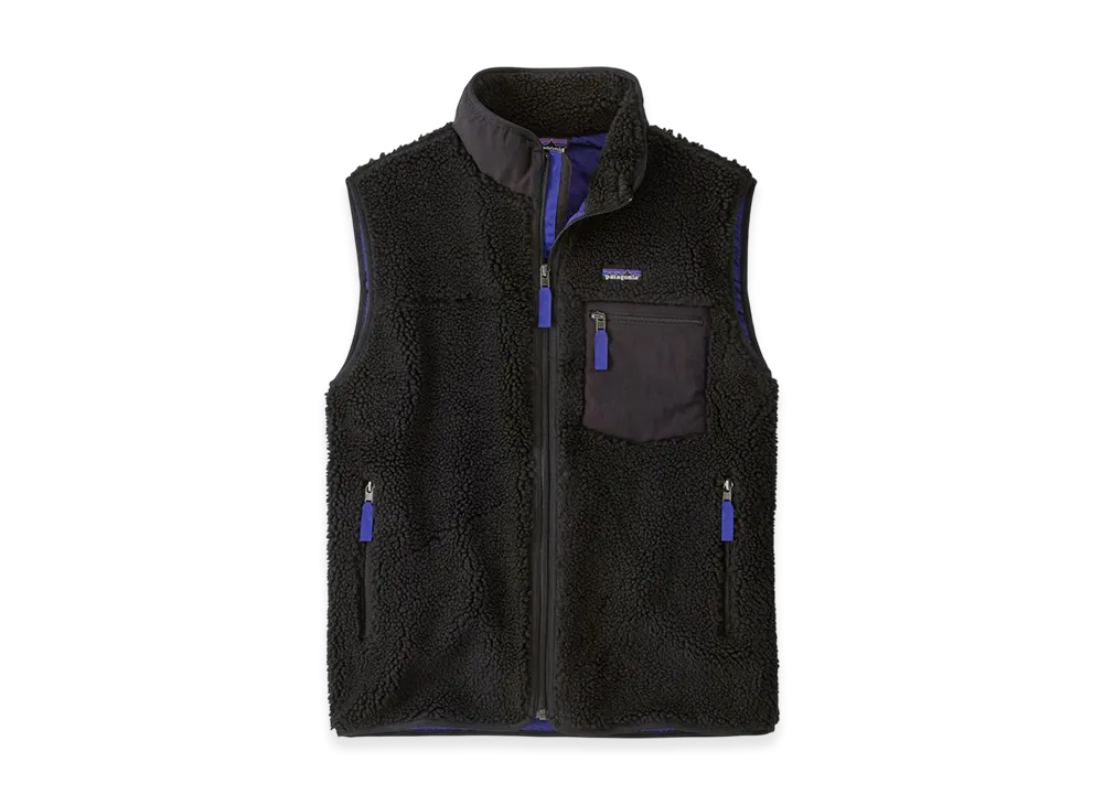 Patagonia X Classic Retro-X Fleece Vest "Black/Navy"
