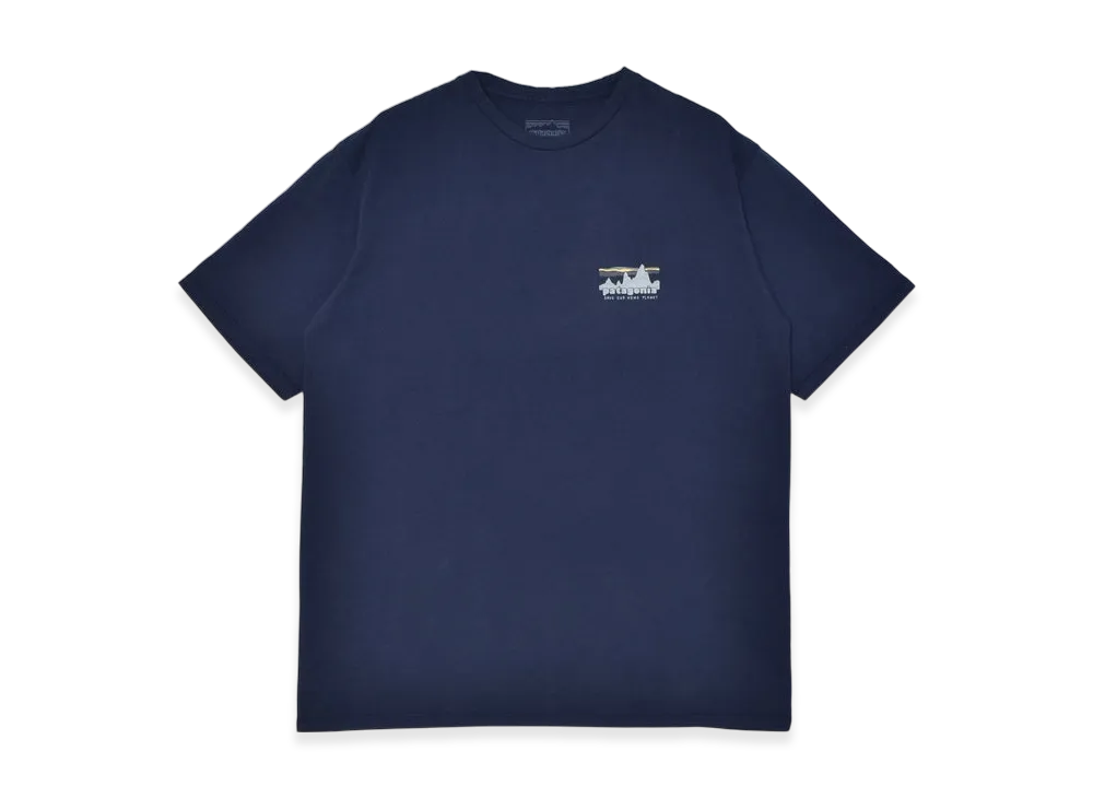 Patagonia '73 Skyline Organic T-Shirt "New Navy"