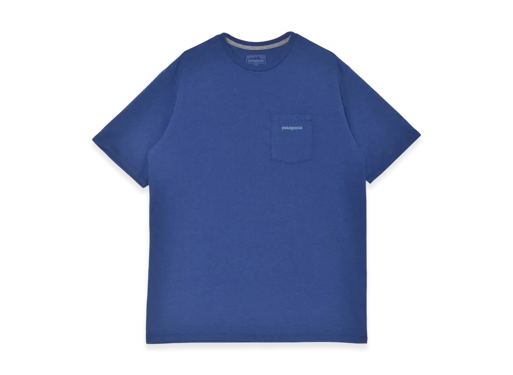 Patagonia Boardshort Logo Pocket Responsibili T-Shirt "Clement Blue"