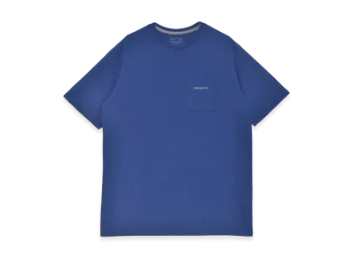 Patagonia Boardshort Logo Pocket Responsibili T-Shirt "Clement Blue"