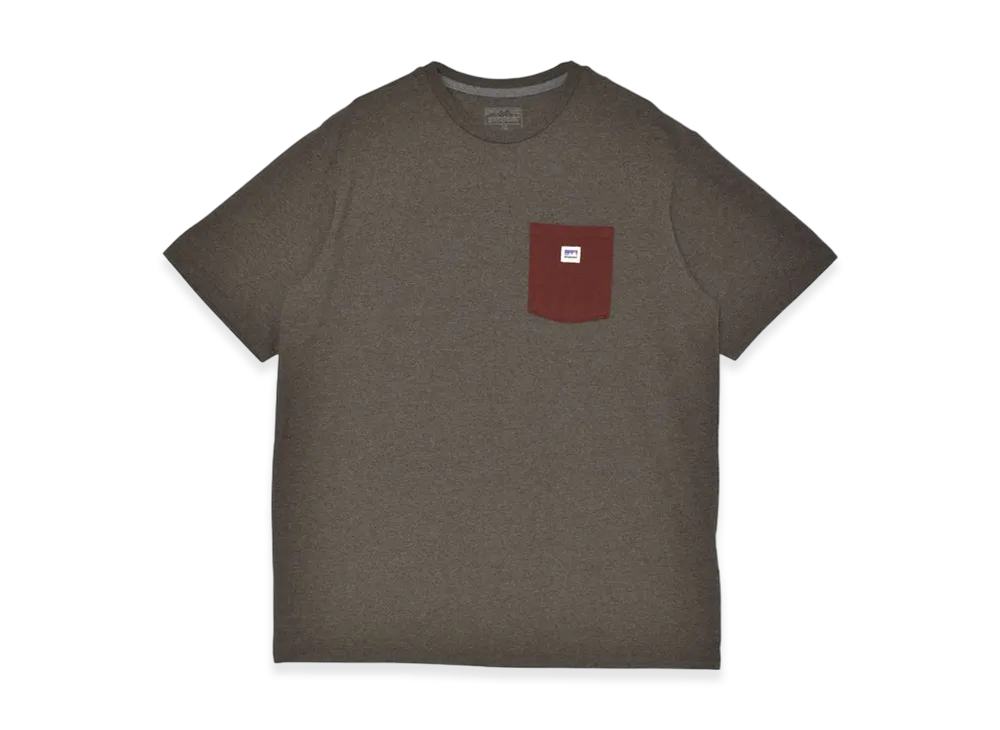 Patagonia Shop Sticker Pocket Responsibili T-Shirt "Marrow Brown"