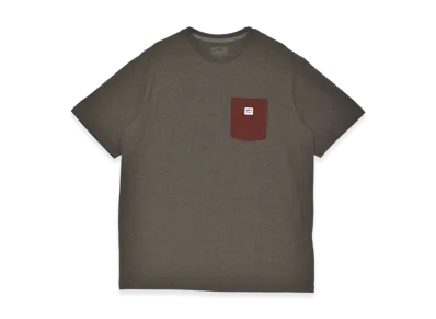 Patagonia Shop Sticker Pocket Responsibili T-Shirt "Marrow Brown"