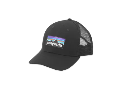 Patagonia P-6 Logo LoPro Trucker Hat "Black"