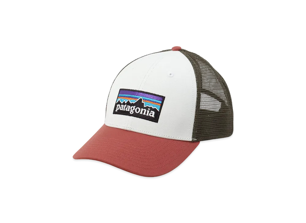 Patagonia P-6 Logo LoPro Trucker Hat "Birch White"