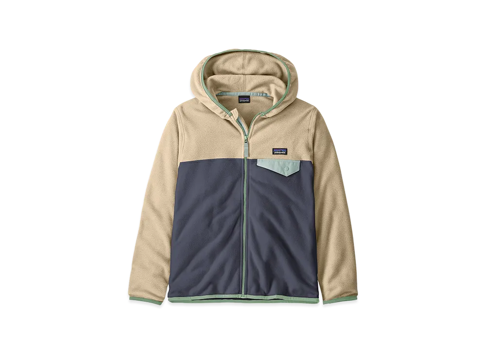 Patagonia Kids Micro D Snap-T Jacket "Smolder Blue"