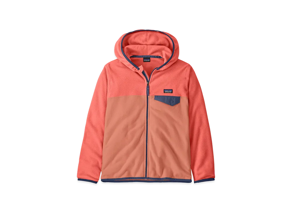 Patagonia Kids Micro D Snap-T Jacket "Moment Pink"