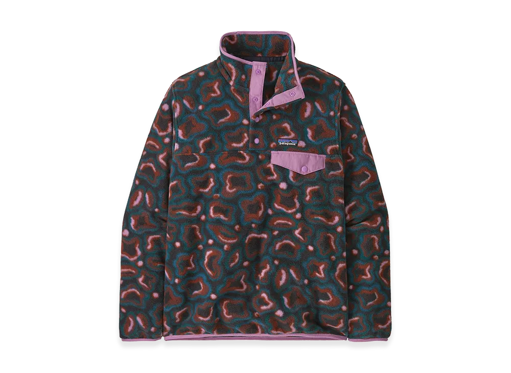 Patagonia Women's Lightweight Synchilla Snap-T Pullover "Soft Spirea/Dried Vanilla"