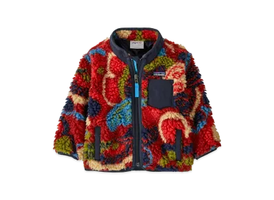 Patagonia Baby Retro-X Jacket "River River/Amanita Red"