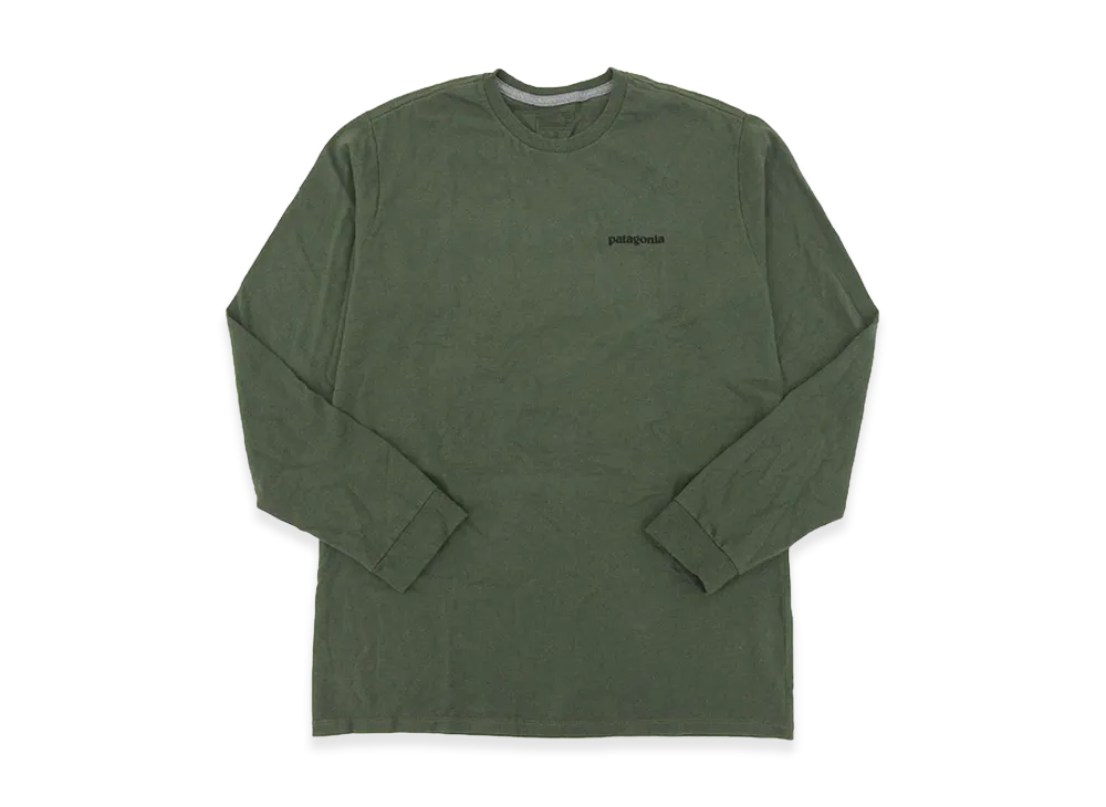 Patagonia P-6 Logo Responsibili L/S T-Shirt "Green"