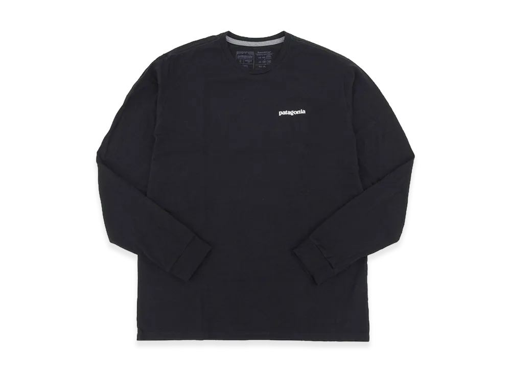Patagonia P-6 Logo Responsibili L/S T-Shirt "Black"