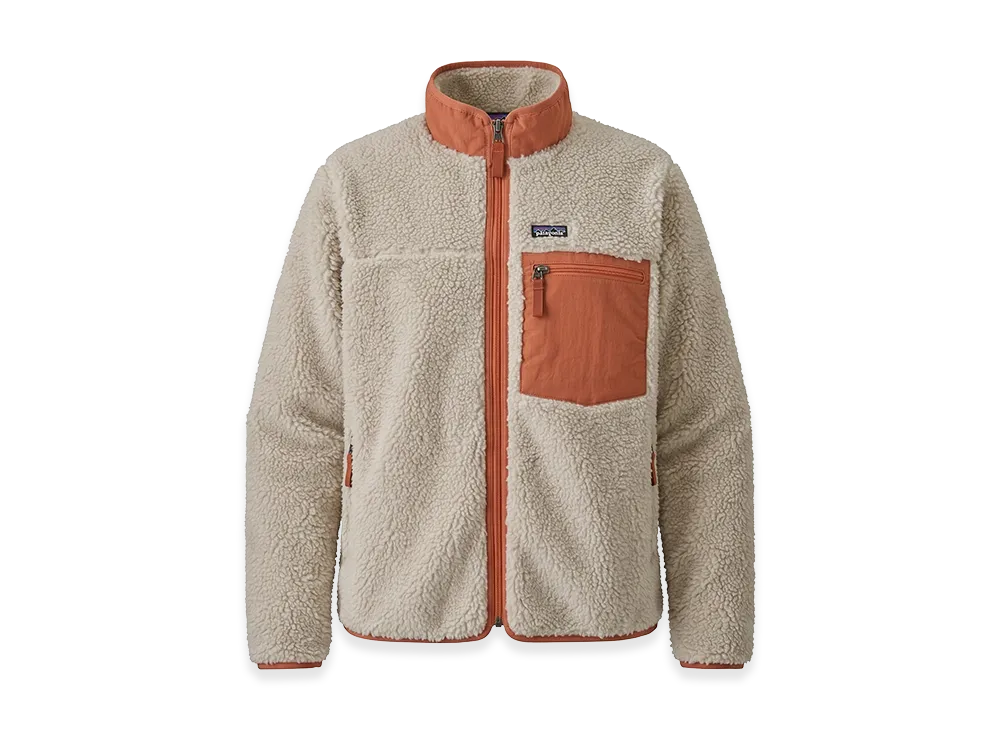 Patagonia Fleece Jacket "Natural/Red"