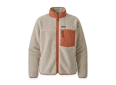 Patagonia Fleece Jacket "Natural/Red"