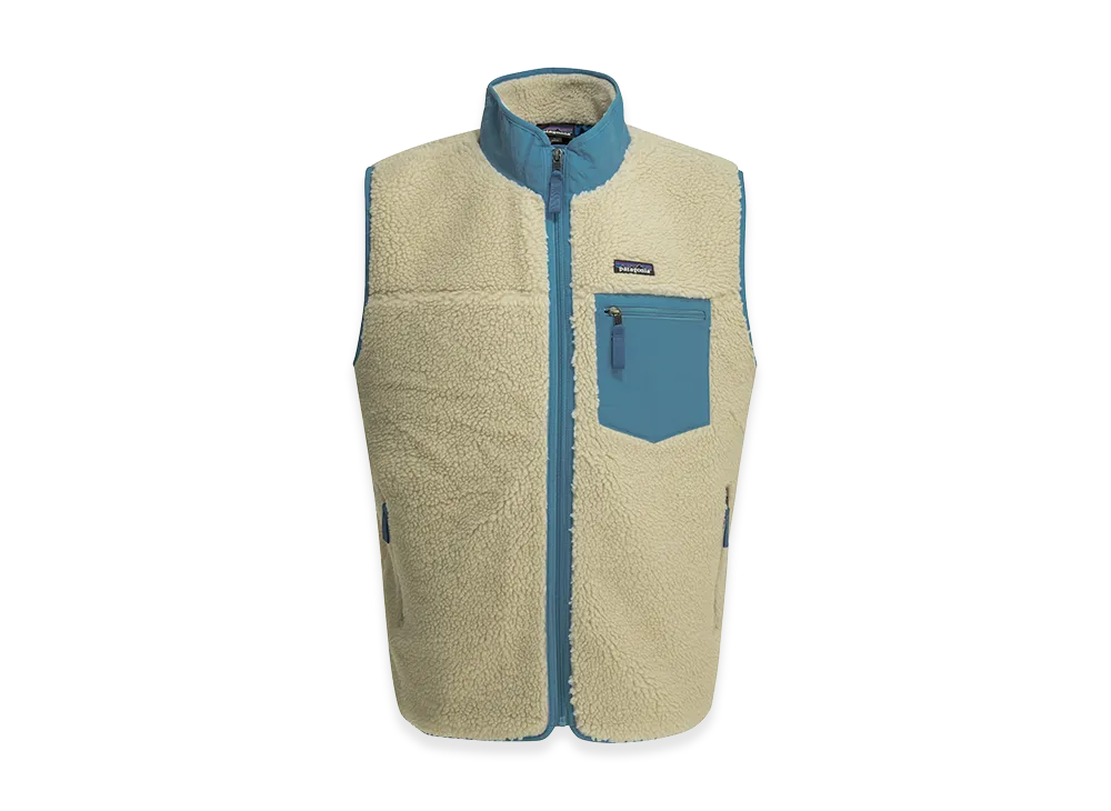 Patagonia "Classic Retro-X Fleece" Sleeveless Jacket "White"