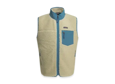 Patagonia "Classic Retro-X Fleece" Sleeveless Jacket "White"