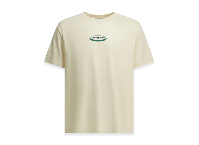 Patagonia "'95 Oval Logo" Crew-Neck T-Shirt "White"