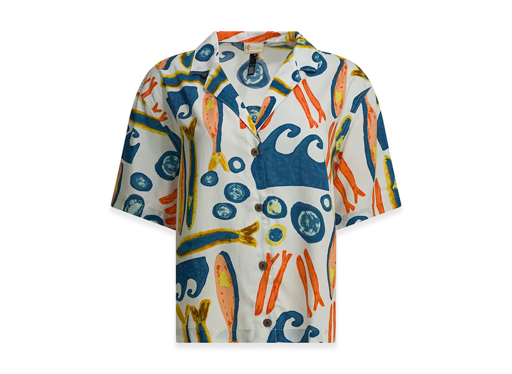 Patagonia Women's "Tidal Threads" Shirt "Beige"