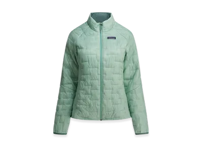 Patagonia Women's "W's Micro Puff" Short Down Jacket "Light Blue"