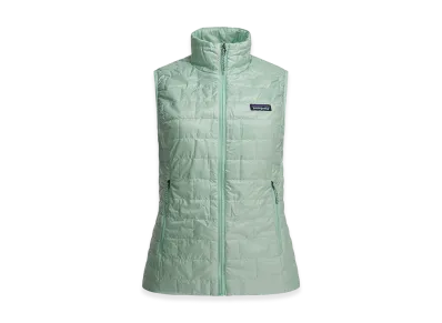 Patagonia Women's "Nano Puff" Sleeveless Jacket "Light Blue"