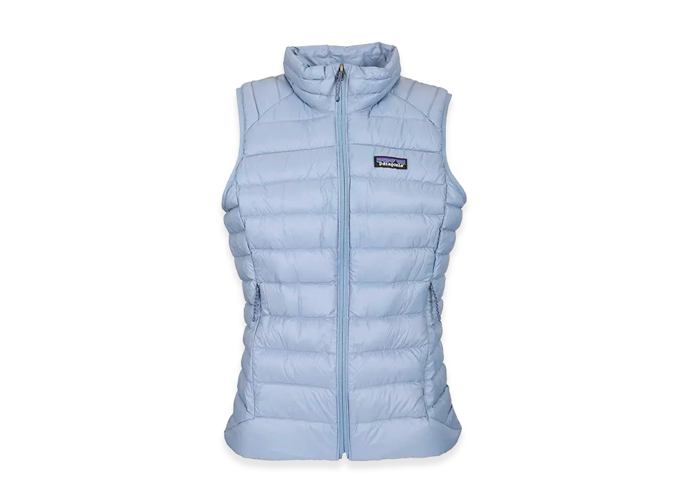 Patagonia Women's Windproof Down Vest "Light Blue"