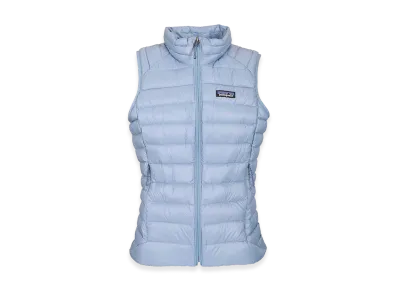 Patagonia Women's Windproof Down Vest "Light Blue"