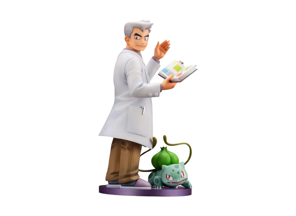 KOTOBUKIYA ARTFX J Professor Oak with Bulbasaur