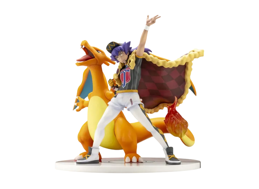 ポケモンセンターオリジナル フィギュア ダンデ & リザードンの ポケモンセンターオリジナル フィギュア ダンデ & リザードンの