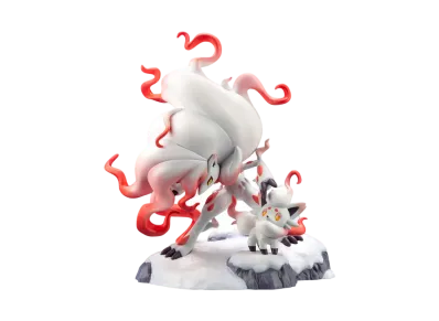 Pokemon Center Original Figure Hisuian Zorua & Hisuian Zoroark