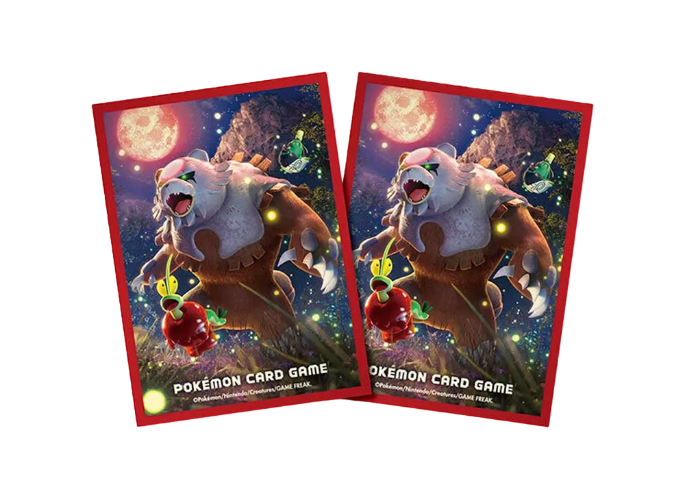 Pokemon Card Game Ursaluna Bloodmoon Card Sleeves