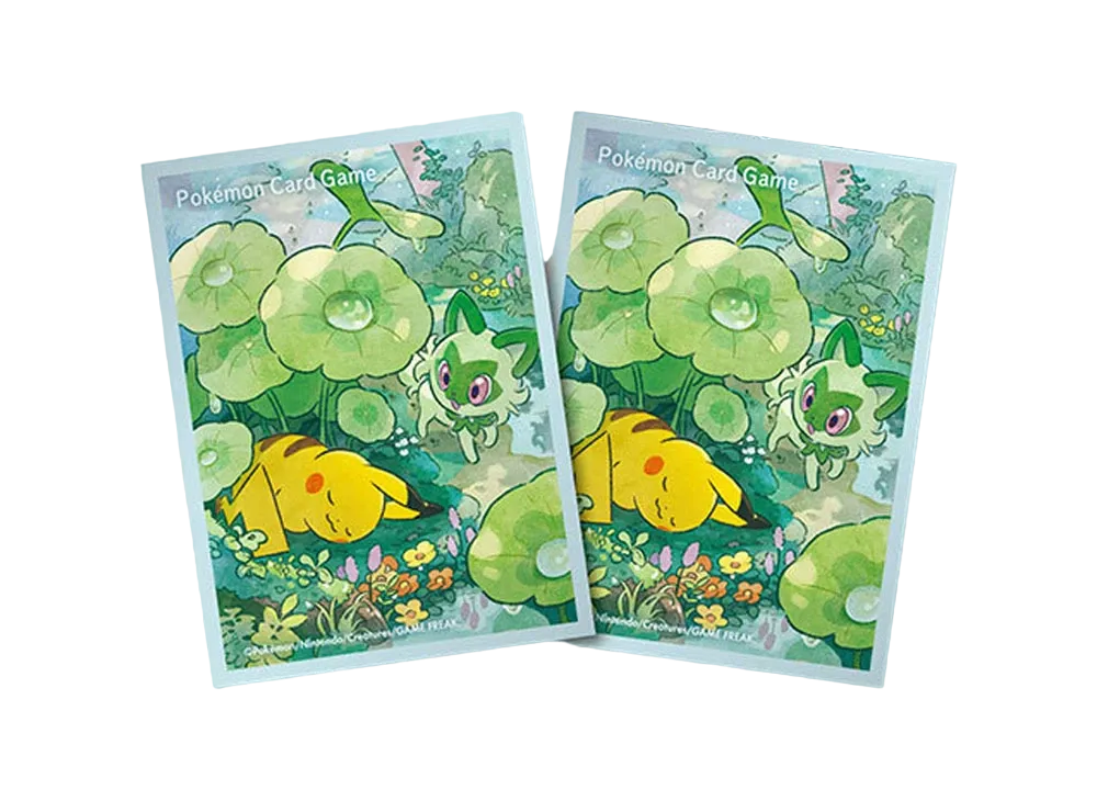 Pokemon Card Game Pikachu&Sprigatito Card Sleeves