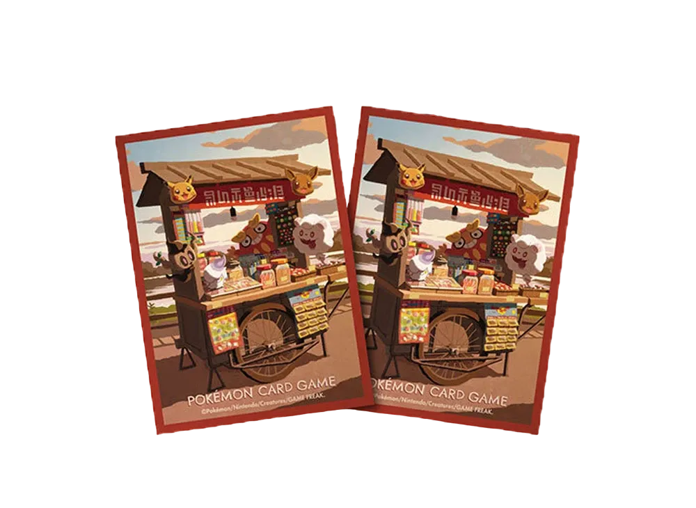 Pokemon Card Game Darumaka & Litwick &	Swirlix & Phantump Card Sleeves