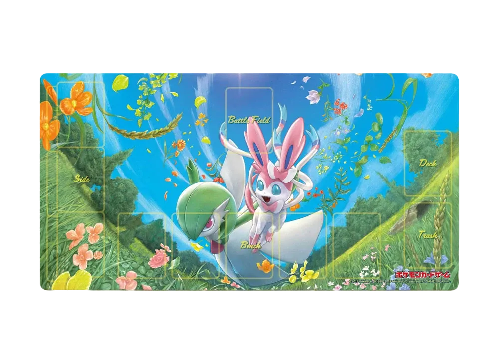 Pokemon Card Game Rubber Playing Mat Gardevoir & Sylveon