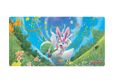 Pokemon Card Game Rubber Playing Mat Gardevoir & Sylveon