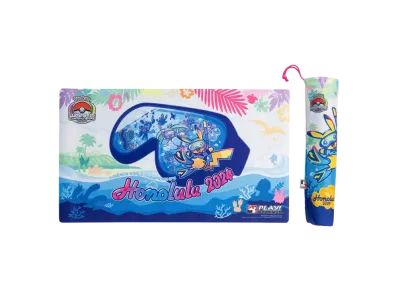 Pokemon Card Game Rubber Play Mat & Bag Pokemon World Championships 2024