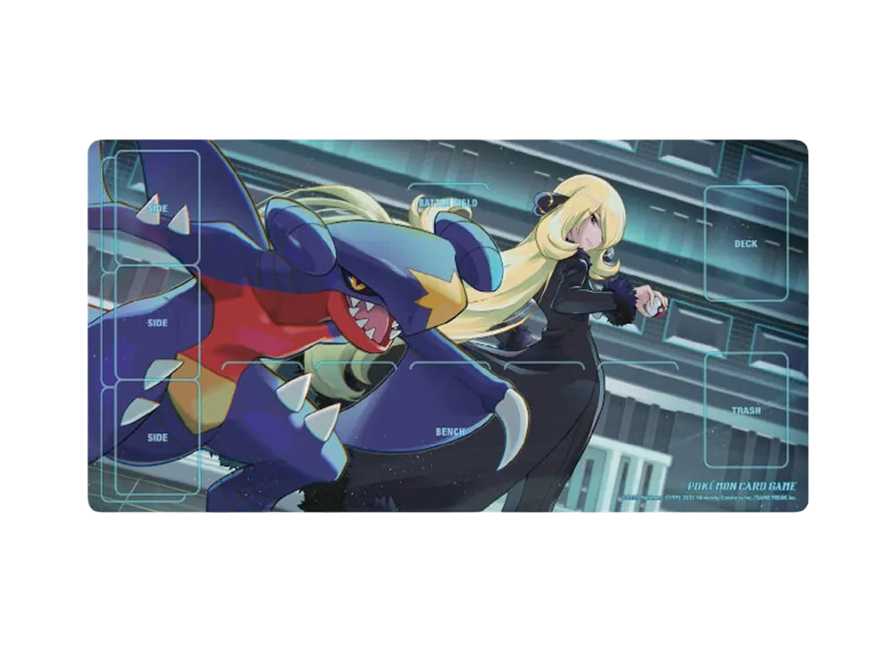 Pokemon Card Game Rubber Play Mat Cynthia & Garchomp