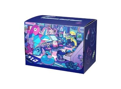 Pokemon Card Game Deck Case Night Arcade
