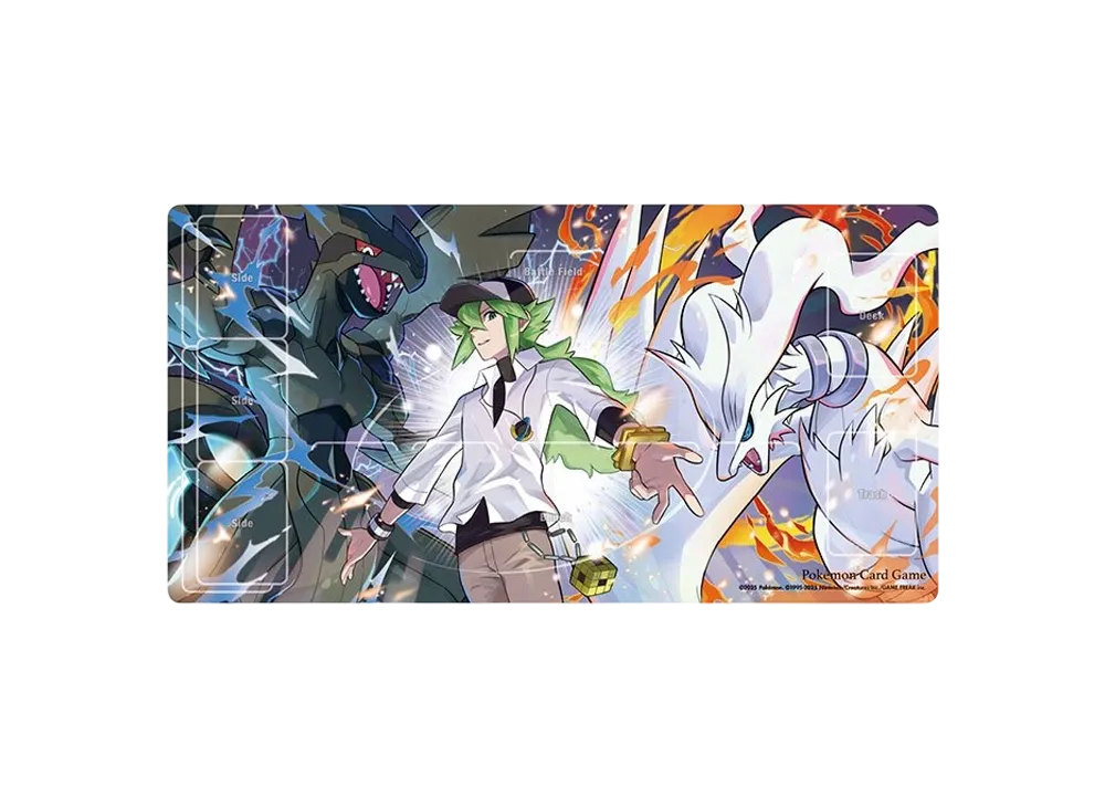 ポケモンカードゲーム ラバープレイマット N&レシラム&ゼクロムの新品