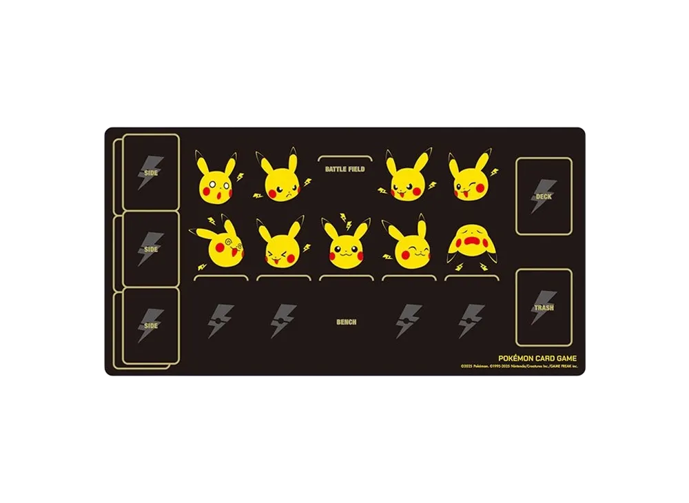 Pokemon Card Game Rubber Play Mat Pikachu & Lightning