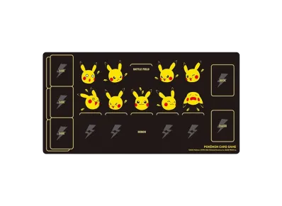 Pokemon Card Game Rubber Play Mat Pikachu & Lightning