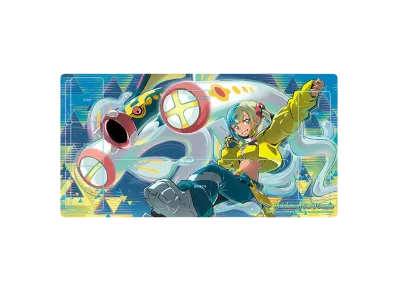 Pokemon Card Game Rubber Play Mat Canari & Mega Eelektross