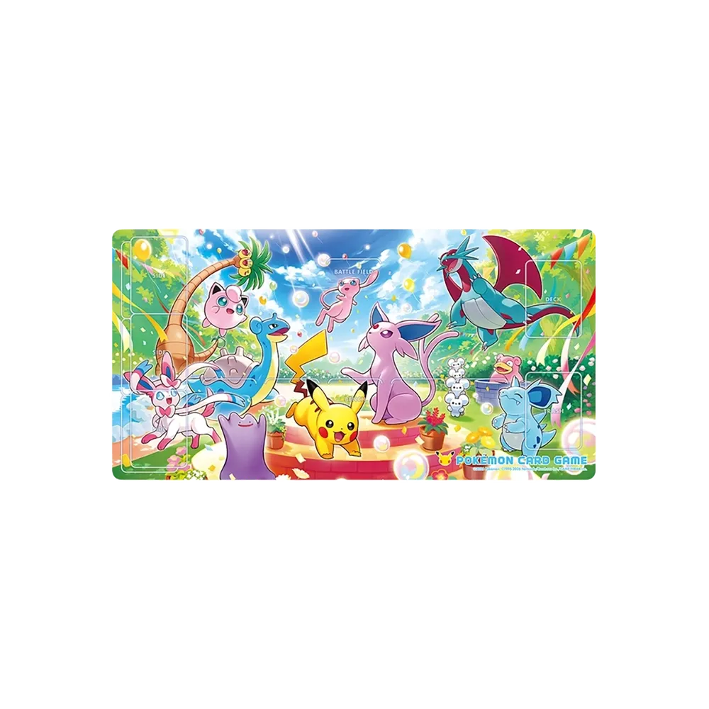 Pokemon Card Game Rubber Play Mat Celebrate Together Day