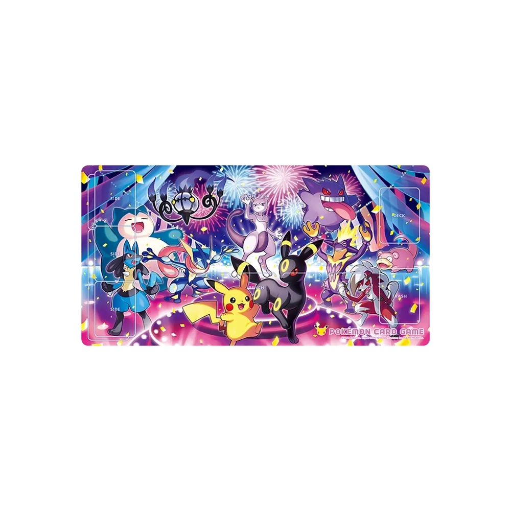 Pokemon Card Game Rubber Play Mat Celebrate Together Night