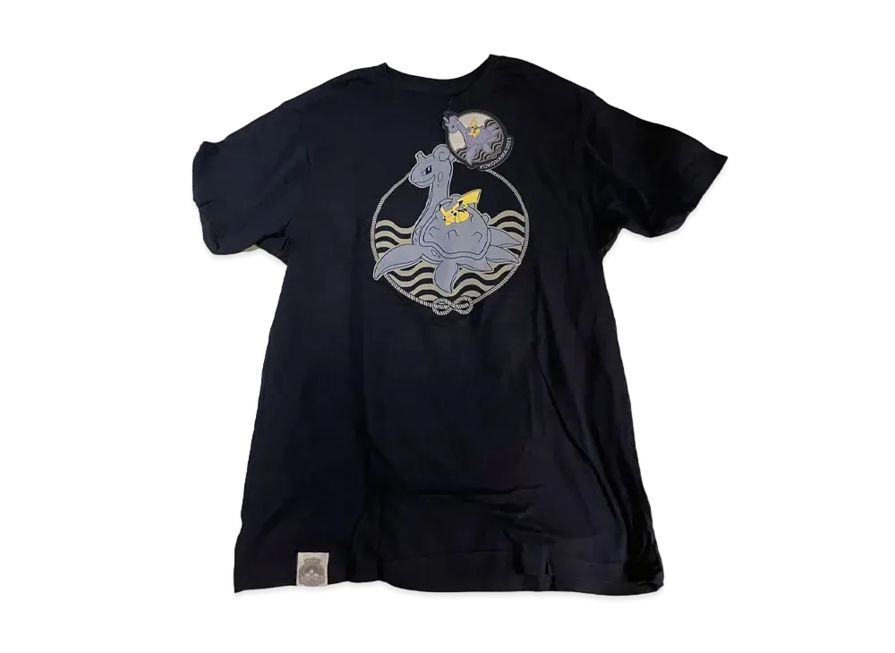 T-shirt Pikachu & Lapras Yokohama 2023 "Black"