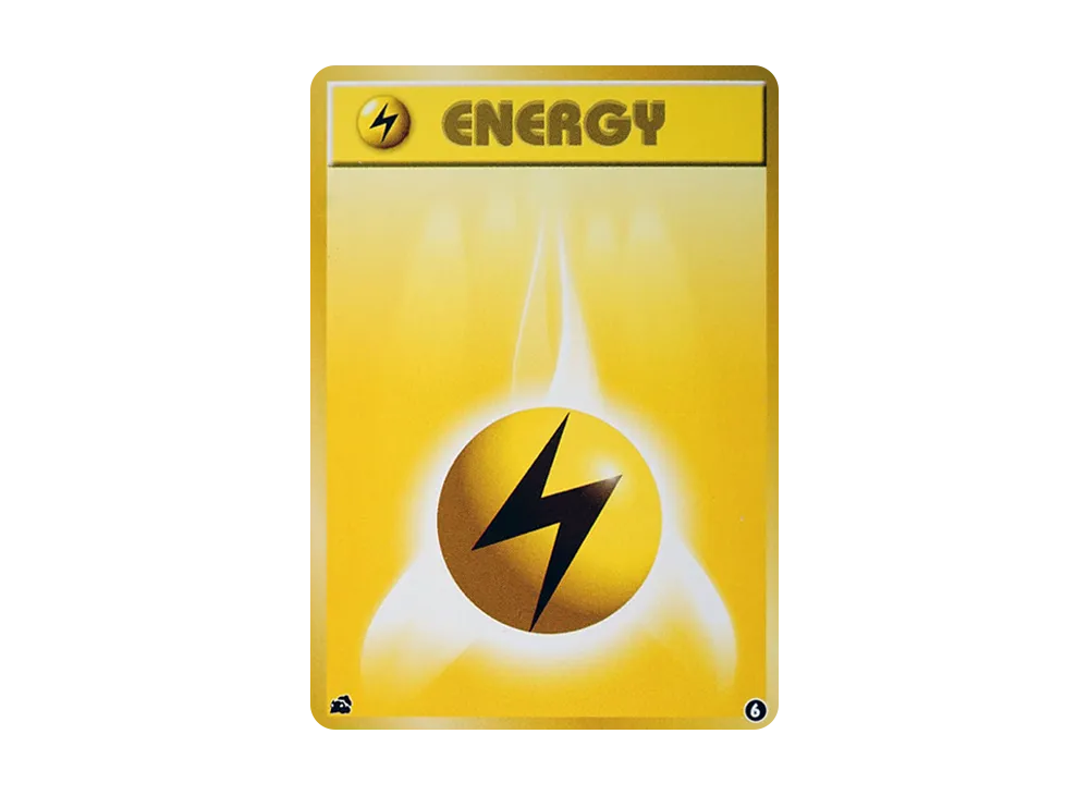 雷エネルギー : 旧裏 [PMCGI No.006](拡張パック「イントロパック」)