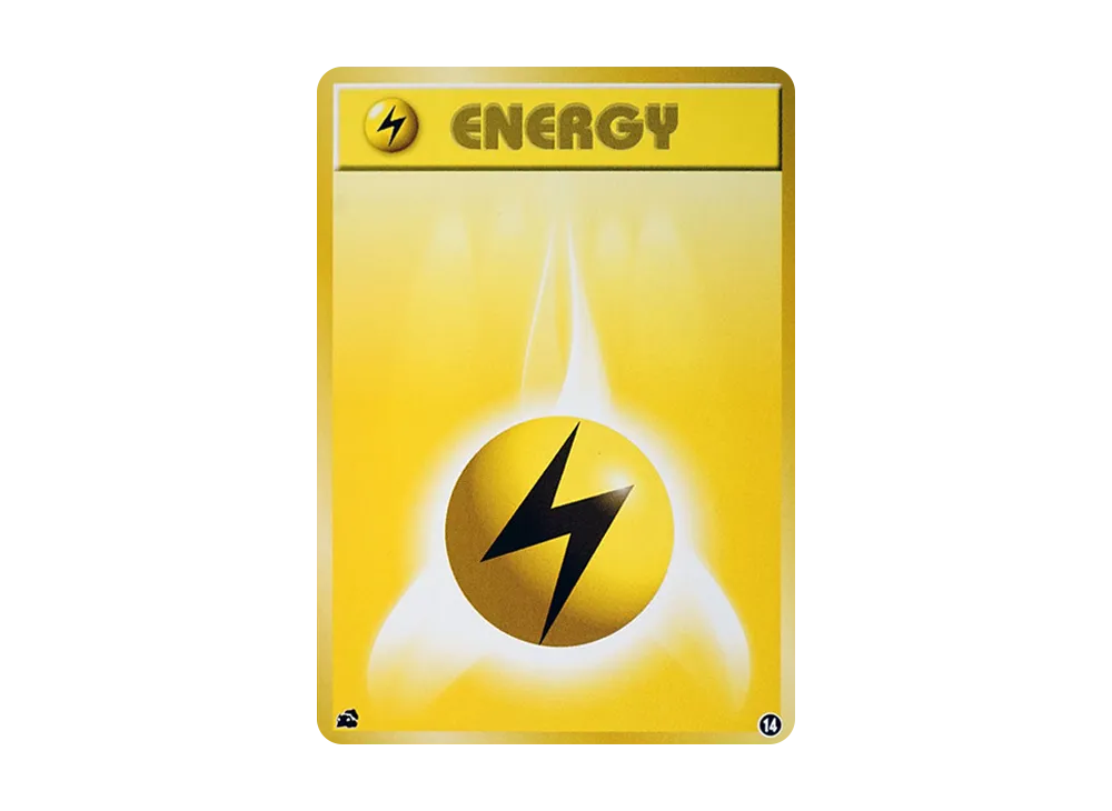 雷エネルギー : 旧裏 [PMCGI No.014](拡張パック「イントロパック」)